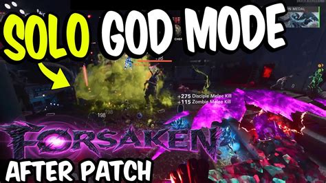 Forsaken Solo God Mode Glitch After Patch Zombie Glitch Easy God Mode