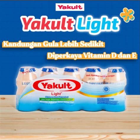 Jual Yakult Light Less Sugar Isi 5pcs Shopee Indonesia