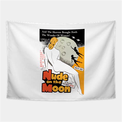 Nude On The Moon Movie Poster Nude Woman Tapestry Teepublic