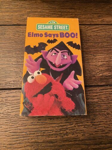 Sesame Street: ELMO SAYS BOO! VHS Video The Count Classic | #4579953502