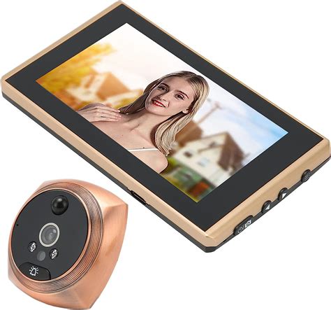 Digital Door Viewer Peephole, Screen Peephole Viewer 135 Degree Viewing ...