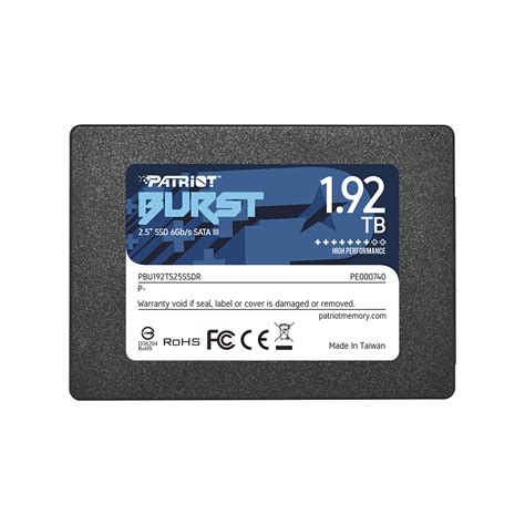 Patriot Burst Solid State Drive ( SSD ) Box | Patriot Memory