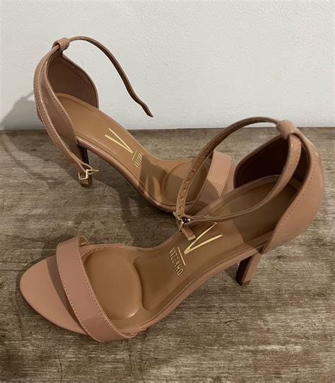 Sandalia Vizzano Nude Salto Fino Tam Sand Lia Feminina Vizzano Nunca Usado Enjoei