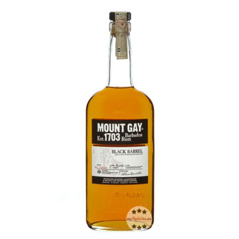 Mount Gay Black Barrel Barbados Rum Kaufen MySpirits Eu
