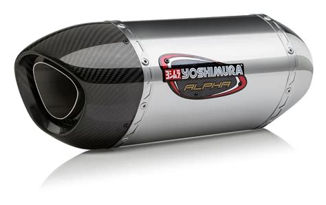 Yoshimura Alpha Signature Slip On Exhaust Suzuki GSXS1000 F Z 2016