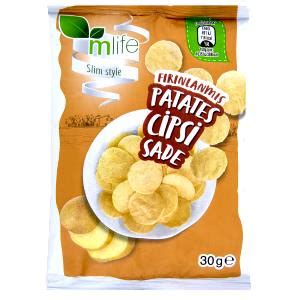 Gram M Life Slim Style Sade Patates Cipsi Ka Kalori Kackalori