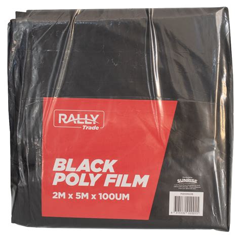 Pre Pack Poly Film Black - Sunrise