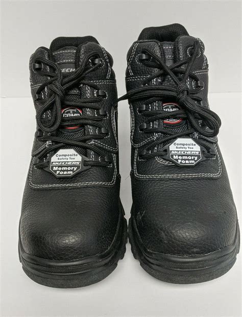 Skechers Burgin Sosder Composite Toe Work Boots Blac Gem