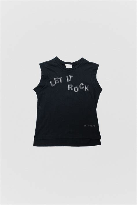 Vivienne Westwood Let It Rock Printed Cotton Top 90s Lobscur