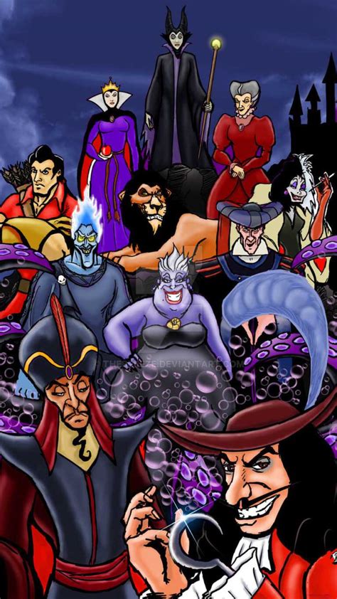 Disney Villains Wallpaper Dark And Delightful Desktop Backdrops