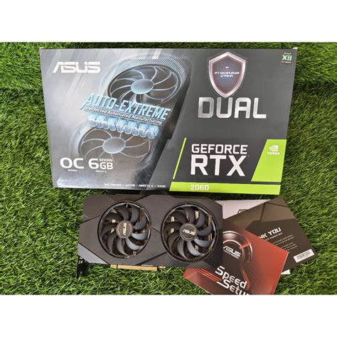 Jual Rtx 2060 Asus Rtx 2060 6gb Gddr6 Dual Oc Mulus Segel Dan Garansi