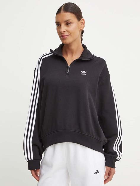 Толстовка на молнии без капюшона оверсайз женская Adidas Originals ...