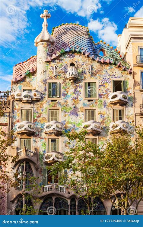 Casa Batllo Building In Barcelona Editorial Image Image Of House