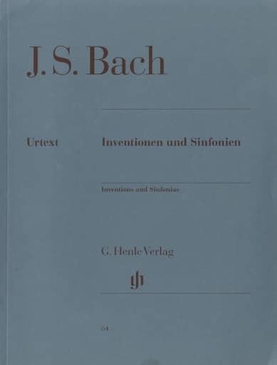 駿河屋 J S Bach Inventionen und Sinfonien BWV 772 801クラシック