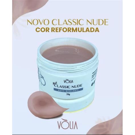 Gel Classic Nude Volia Nova F Rmula Gel De Constru O Produtos Para Unha Em Gel Shopee Brasil