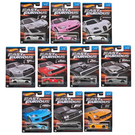 Mattel Hot Wheels Themed Fast Furious Asst Extra Ge