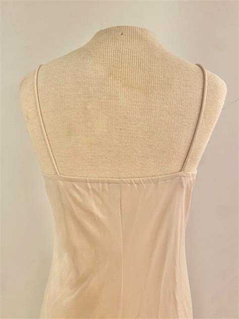 Vintage Handkerchief Hem Nude Slip Dress Gem