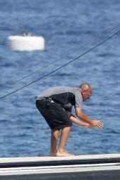 Michelle Rodriguez Bikini Candids On The Boat In Sardinia June 2014 CelebMafia