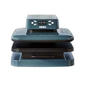 Loklik Auto Heat Press Machine Denim Blue Grattan