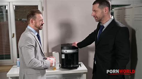 PornWorld Sexually Frustrated Boss Talks Employees Into Double Penetration Fuck GP