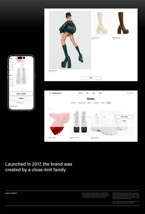 NAKED WOLFE Redesign Site On Behance