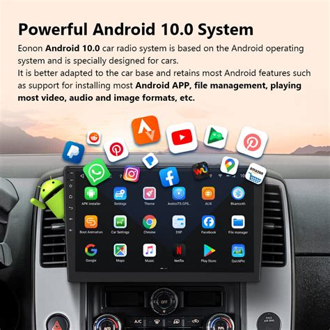 CAM DVR OBD Q03Pro 10 1 Car Stereo Android Auto CarPlay Double DIN