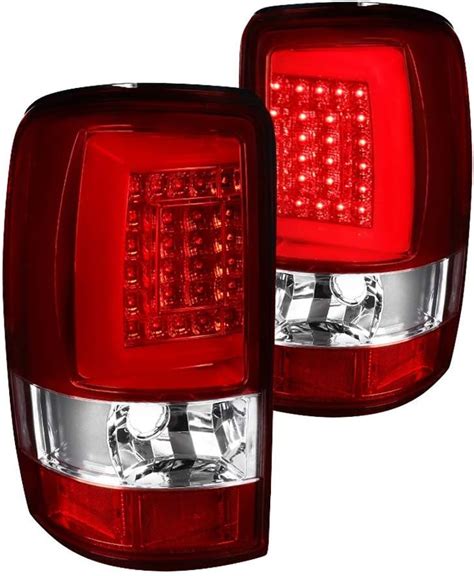 Amazon Spec D Tuning Red Lens Led Bar Tail Lights Compatible With