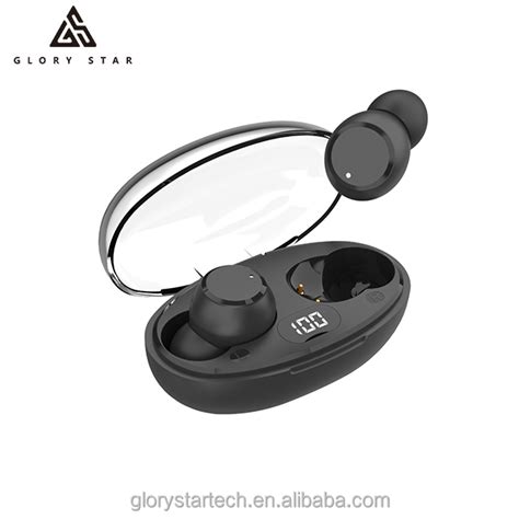 The Newest Tws With Transparent Lid Battery Display Stereo Earbuds With