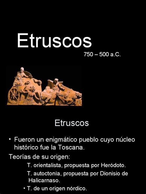 Etruscos1 Civilización Etrusca