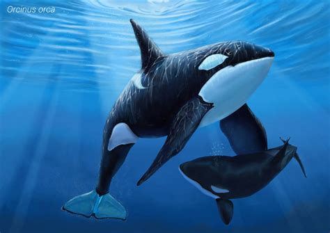 orcinus orca  saurioartz  deviantart