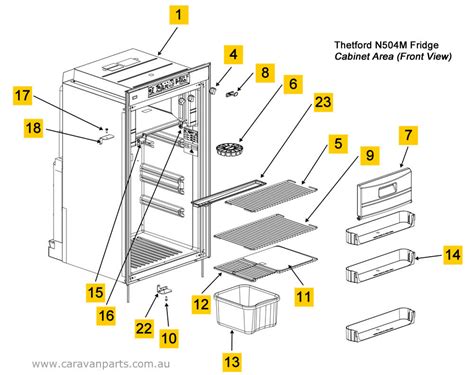 Lg Fridge Parts Diagram