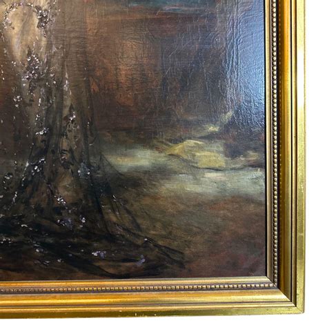 Edouard Francois Zier The Dance Th Century Large Antique Nude Oil Painting On Canvas Signed