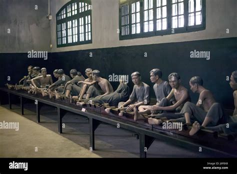 hoa lo prison hanoi hilton hanoi vietnam stock photo alamy
