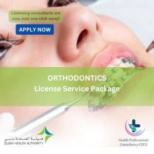 Orthodontics License Service Package Health Professionals Consultancy