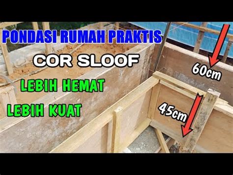 Pondasi Rumah Praktis Lebih Kuat Hemat Biaya Youtube