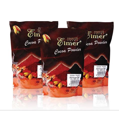 Jual COKLAT BUBUK ELMER AFRICAN BLACK RED 1kg BLACK RED COCOA