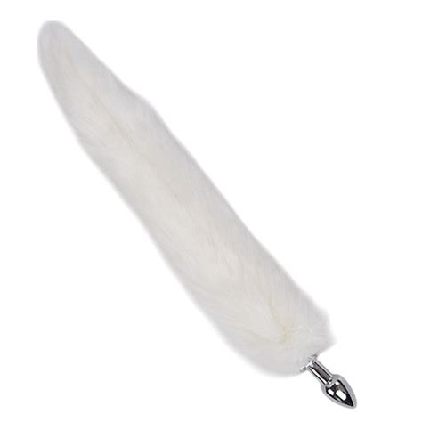 Plug Anal Grande Cauda Branca R Import Ap R Import