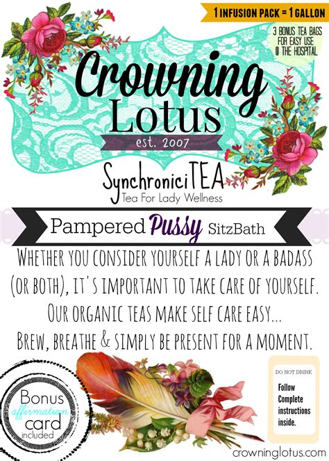 Pampered Pussy Herbal Sitz Bath