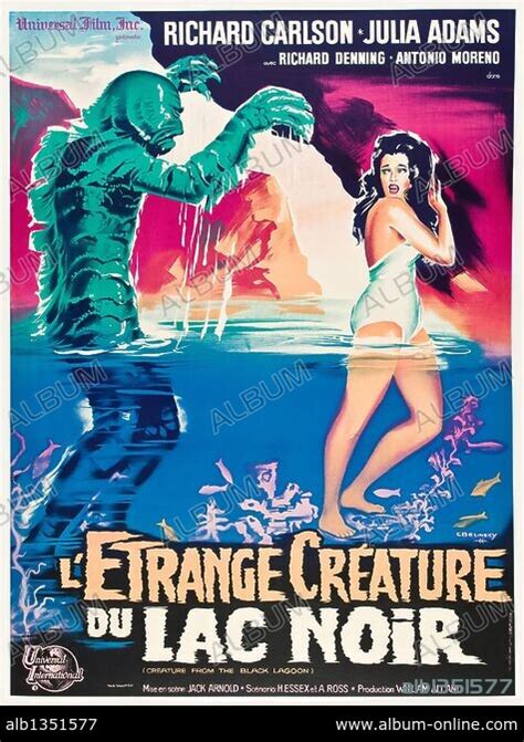 Poster De La Mujer Y El Monstruo Creature From The Black Lagoon