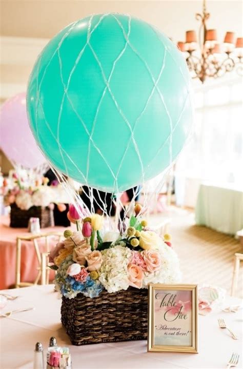 Hot Air Balloon Baby Shower Pretty My Party