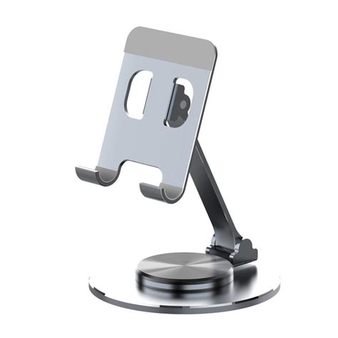 Aluminum Tablet Stand Desk Riser Rotation Multi Angle Height