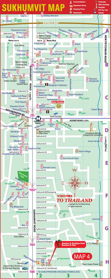 Sukhumvit Road Map