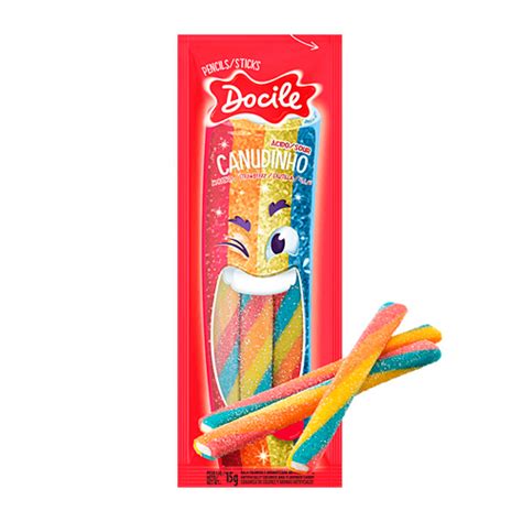 Жев.мармелад DOCILE SOUR STRAWBERRY PENCILS (КАРАНДАШИ со вкусом ...