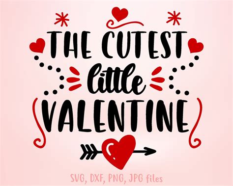 The Cutest Little Valentine Svg Boy Valentine Svg Girls Valentines