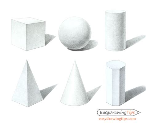 Cool Sketch Of 3D Shapes 2022 Homemadefer