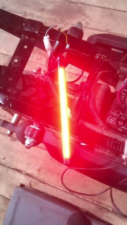 Светодиодная лента для мотоцикла. - YouTube