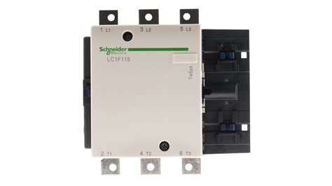 LC1F115 | Schneider Electric TeSys F LC1F Contactor, 3-Pole, 115 A, 55 ...