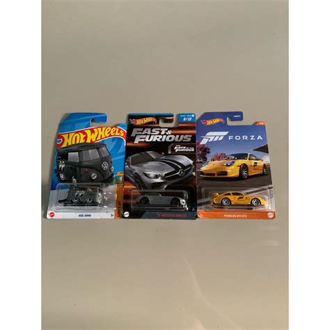 Jual Paket Hot Wheels Kool Kombi Forza Porsche Fast Furious Wave 3 Mercedes Shopee Indonesia