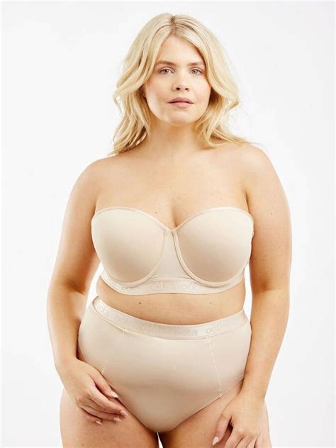 Oola Lingerie Nude Moulded Strapless Multiway Bra Beige Shopstyle