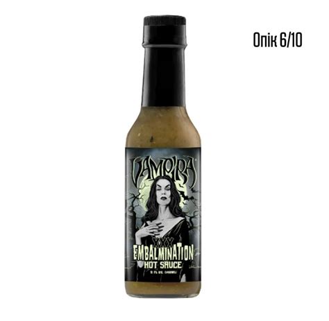 Гострий соус Hellfire Hot Sauce Vampira XXX Embalmination Verde HotSauce in ua
